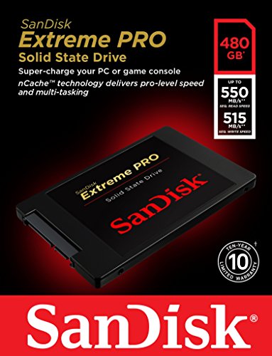 SanDisk Extreme PRO 960GB SATA 6.0GB/s 2.5-Inch 7mm Height Solid State Drive (SSD) with 10-Year Warranty- SDSSDXPS-960G-G25