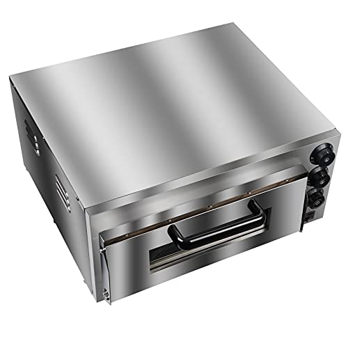 ZXMT Commercial Pizza Oven Stainless Steel Pizza Electric Countertop Pizza and Snack Oven Multipurpose Oven for Restaurant Home Pizza Pretzels Roast Yakitori 110V