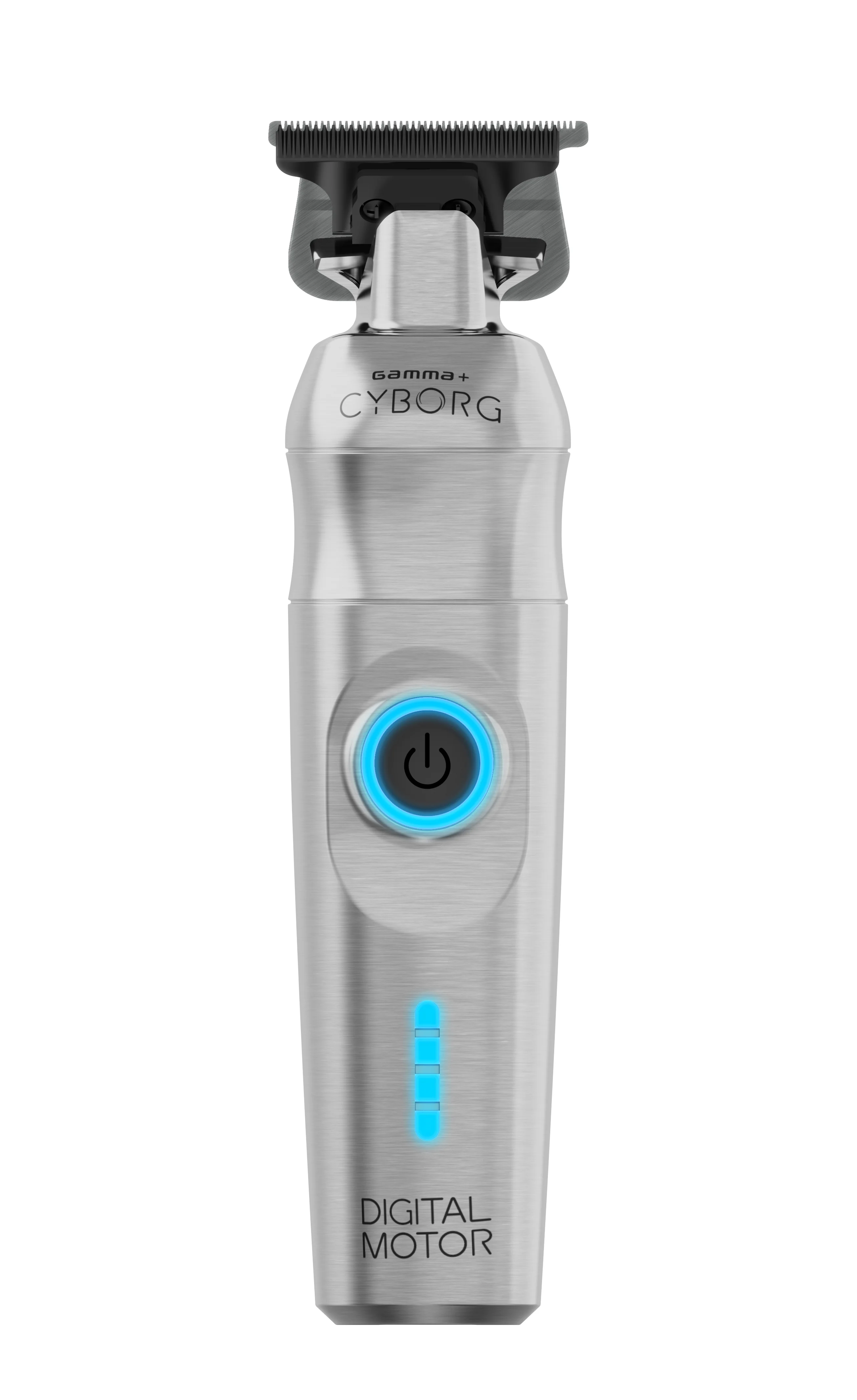 GAMMA+ Cyborg Professional Metal Hair Trimmer with Digital Brushless Motor