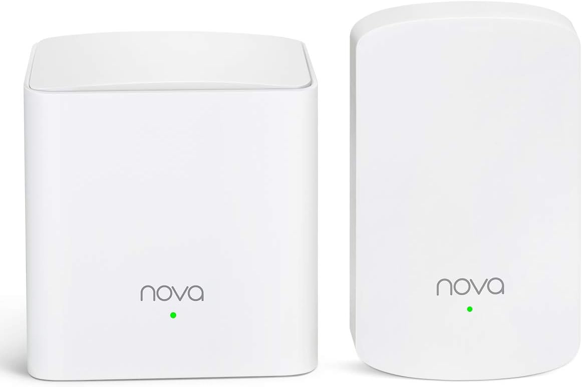 Tenda Nova Mesh WiFi System (MW3)-Up to 3500 sq.ft. Whole Home Coverage, WiFi Router and Extender Replacement, AC1200 Mesh Router for Wireless Internet, Works with Alexa, Parental Controls, 3-pack