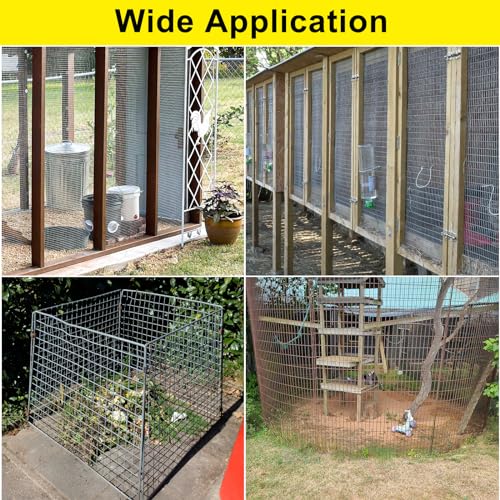 uxcell Hardware Cloth, Galvanized Welded Wire Fence