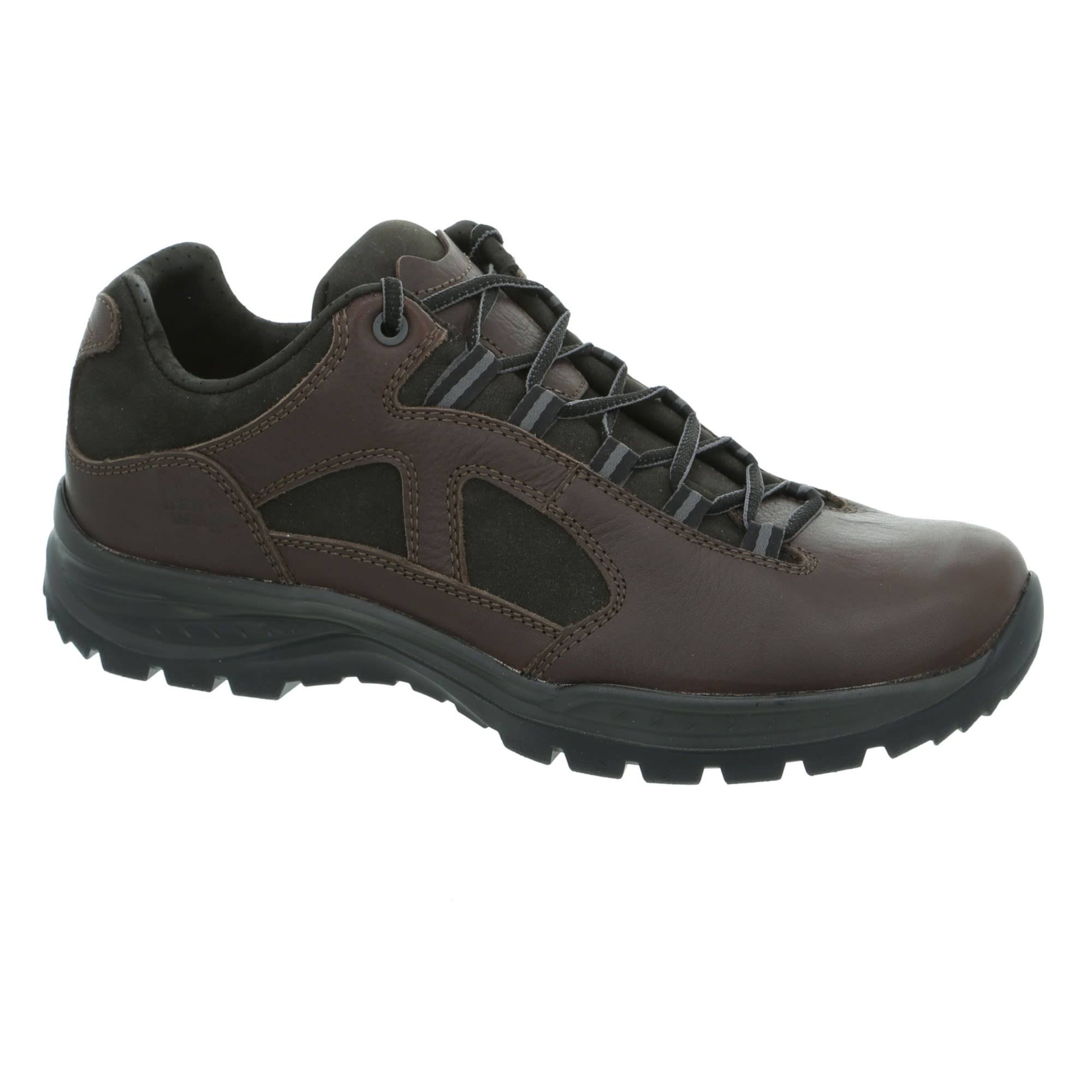 Hanwag Waxenstein Bio Low Brown-Grey, Mens Hiking u0026 Trekking Boots, Size US 7.5 - Color Mocca - Asphalt