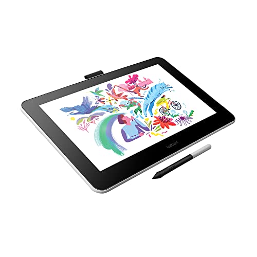 Wacom One 12 Drawing Tablet with Screen (2023), Full-Laminated 11.6” HD Screen Graphics Monitor, Works with Mac, PC & Chromebook for Drawing, Photo/Video Editing, Design, & Education
