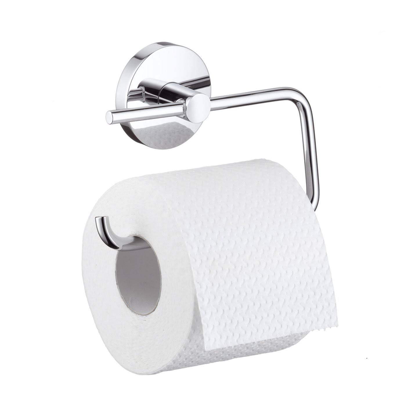 Hansgrohe 40526820 S and E Accessories Paper Holder Brushed Nickel
