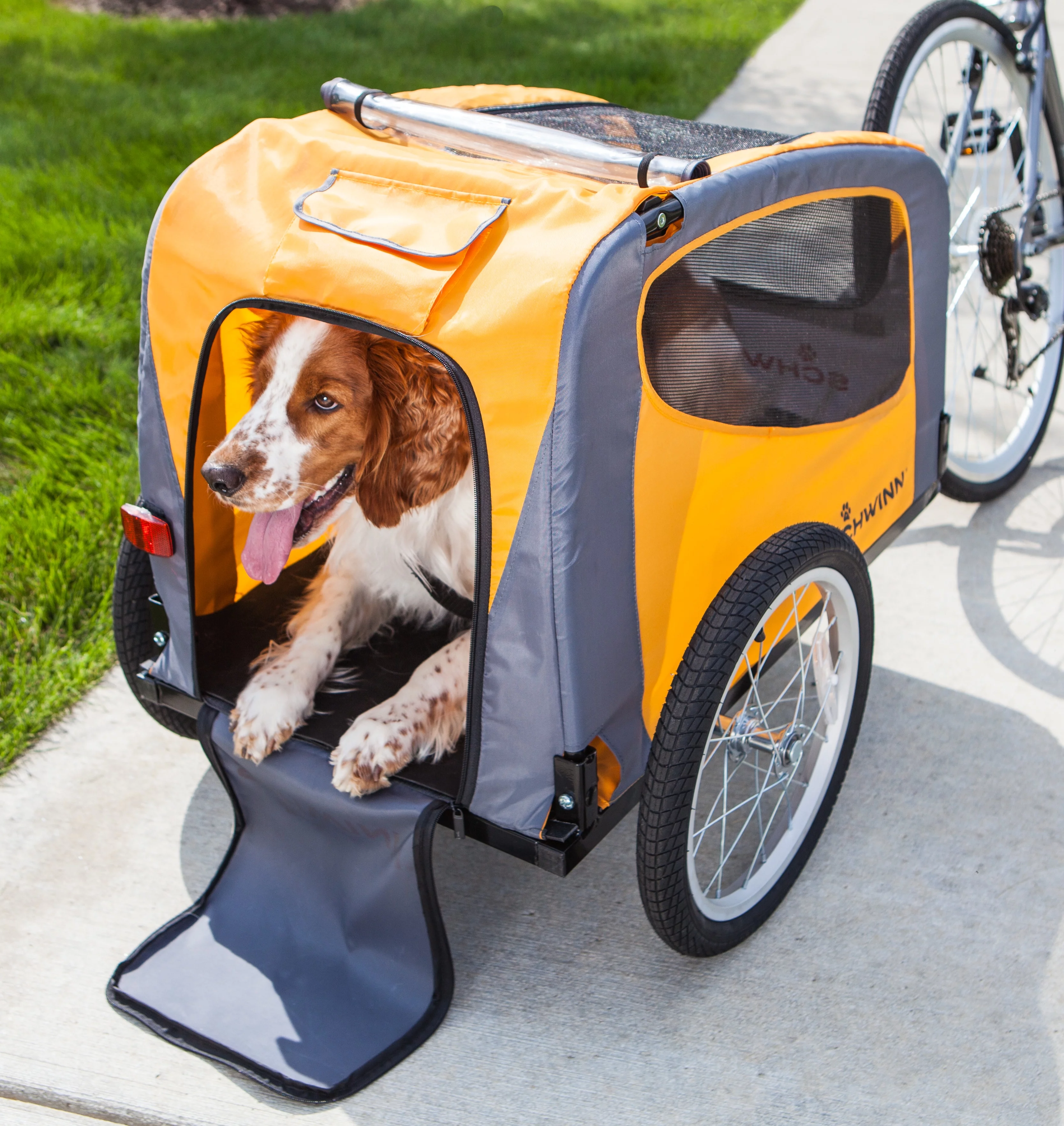 Schwinn Rascal Bike Pet Trailer, Orange