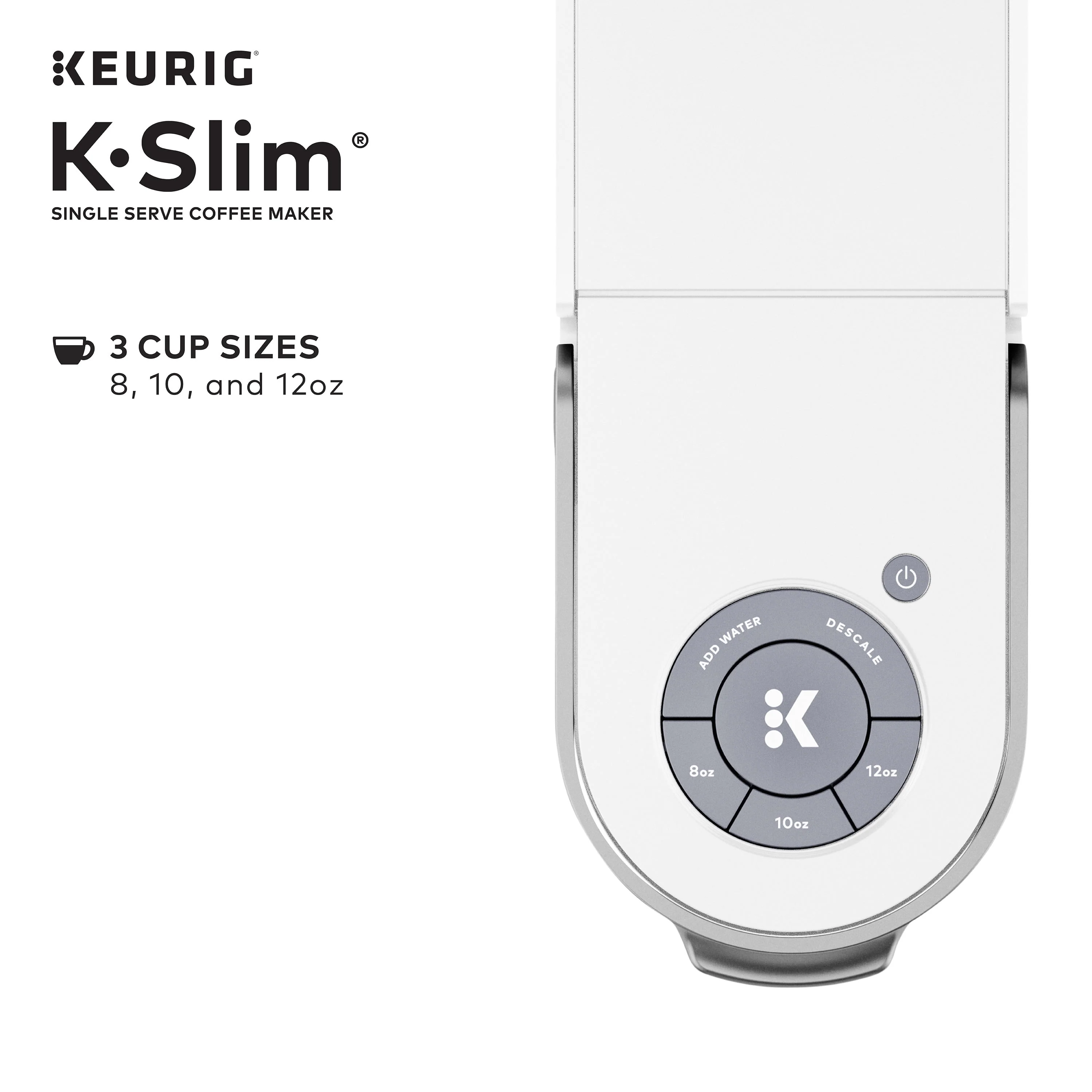 Keurig K-Slim Single-Serve K-Cup Pod Coffee Maker, Black