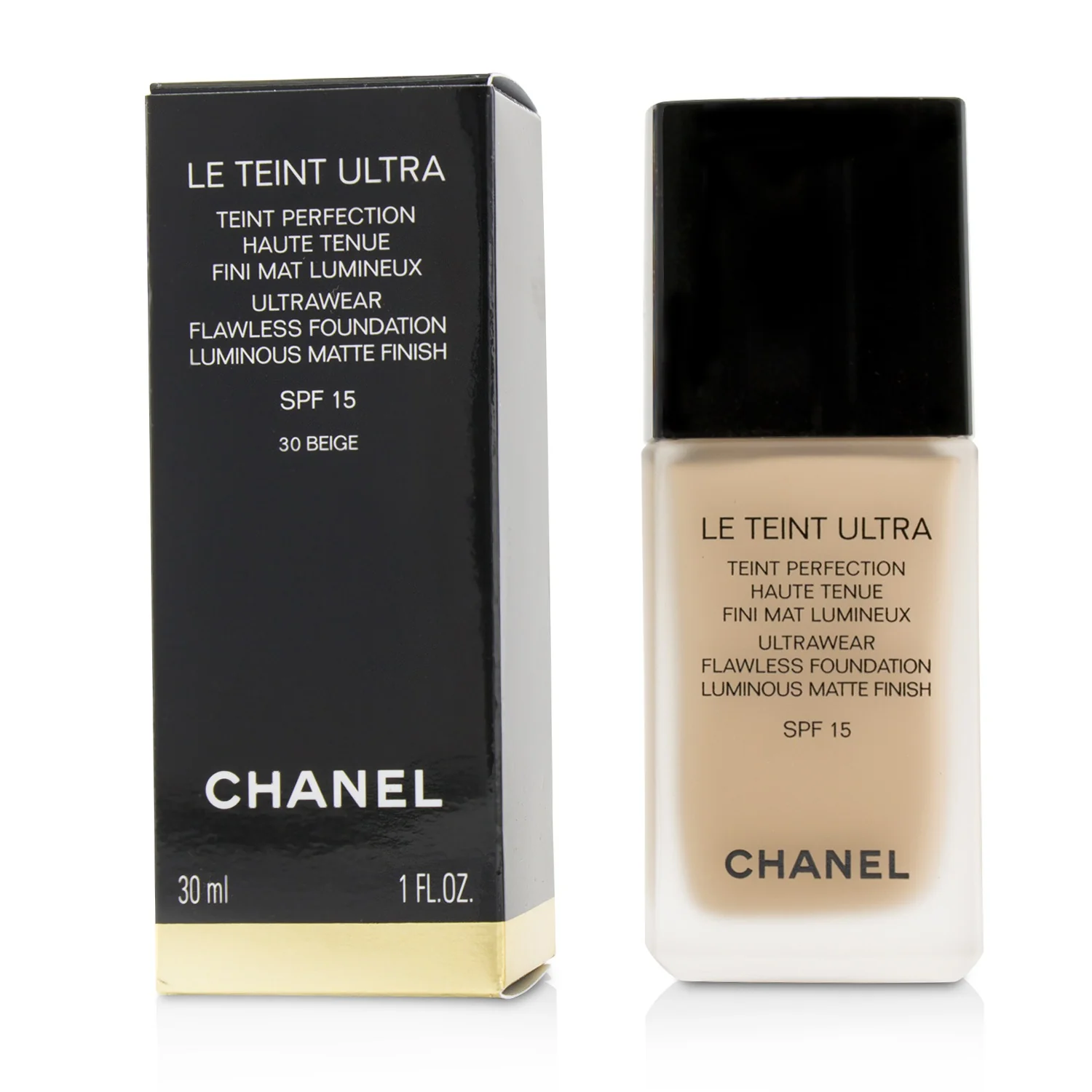 Chanel Le Teint Ultra Ultrawear Flawless Foundation Luminous Matte Finish SPF15 - # 22 Beige Rose 30ml/1oz