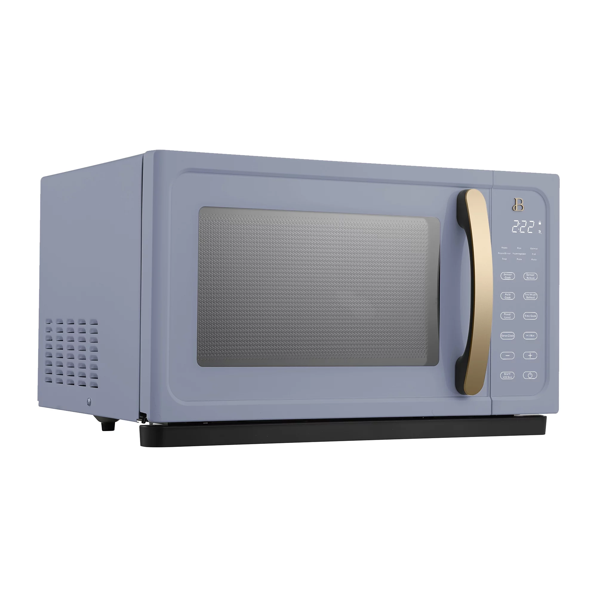 Beautiful 1.1 Cu ft 1000 Watt, Sensor Microwave Oven, White Icing by Drew Barrymore, New