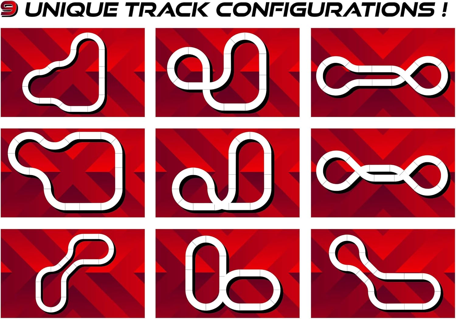 Scalextric Micro Hyper-Cars Race Slot Car Set (1: 64 Scale)