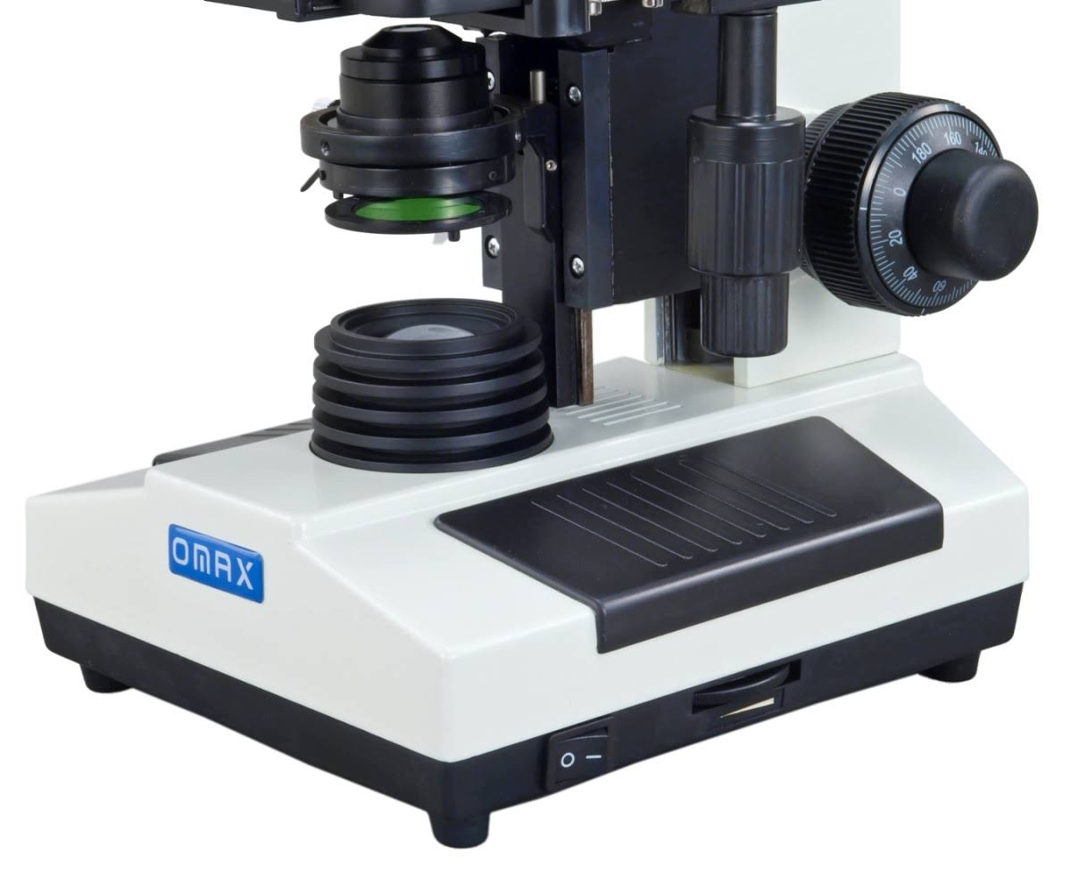 OMAX 40X-2000X Binocualr Lab Compound Microscope with Double Layer Mechanical Stage
