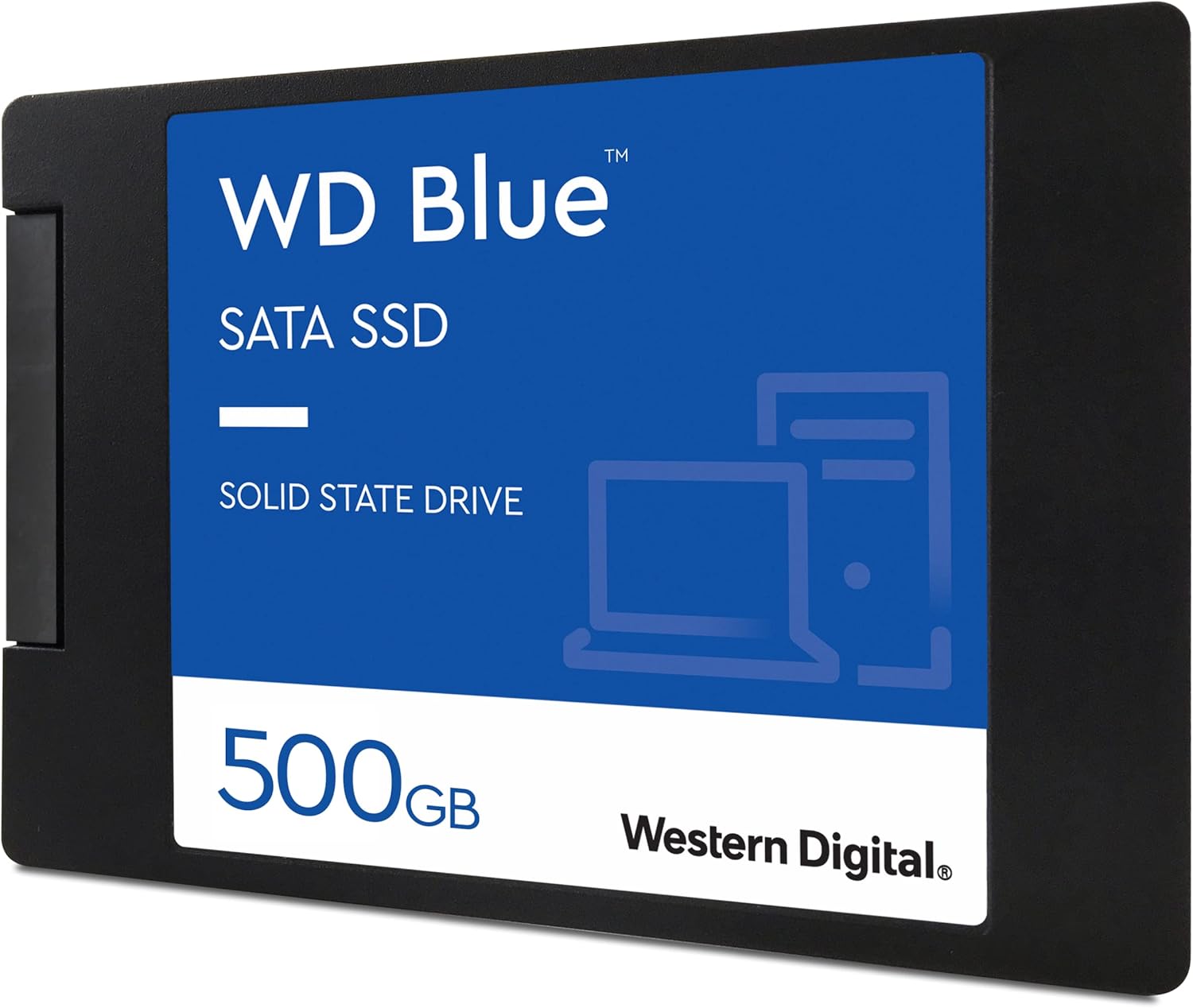 Western Digital 500GB WD Blue 3D NAND Internal PC SSD - SATA III 6 Gb/s, 2.5"/7mm, Up to 560 MB/s - WDS500G2B0A Pack of 2
