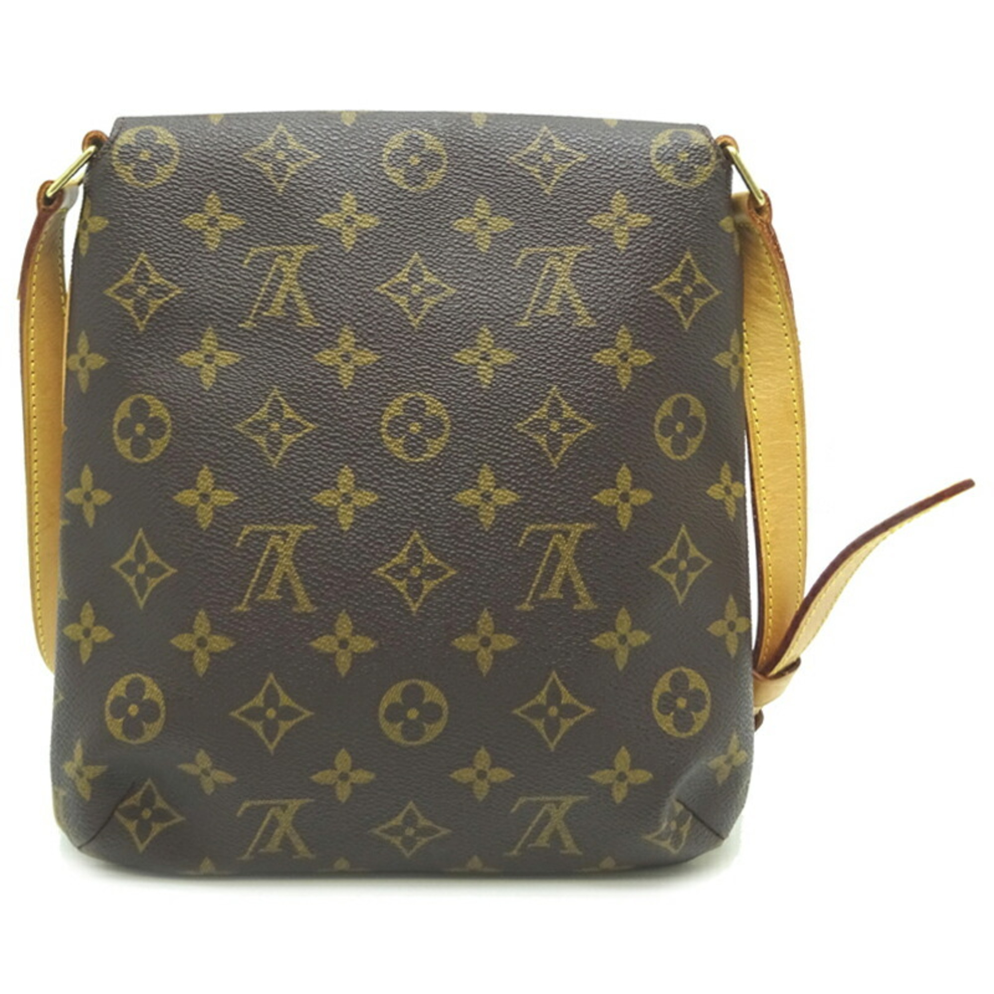 Pre-Owned Louis Vuitton Musette Salsa Short Strap Women's Shoulder Bag M51258 Monogram Ebene (Brown) (Good)