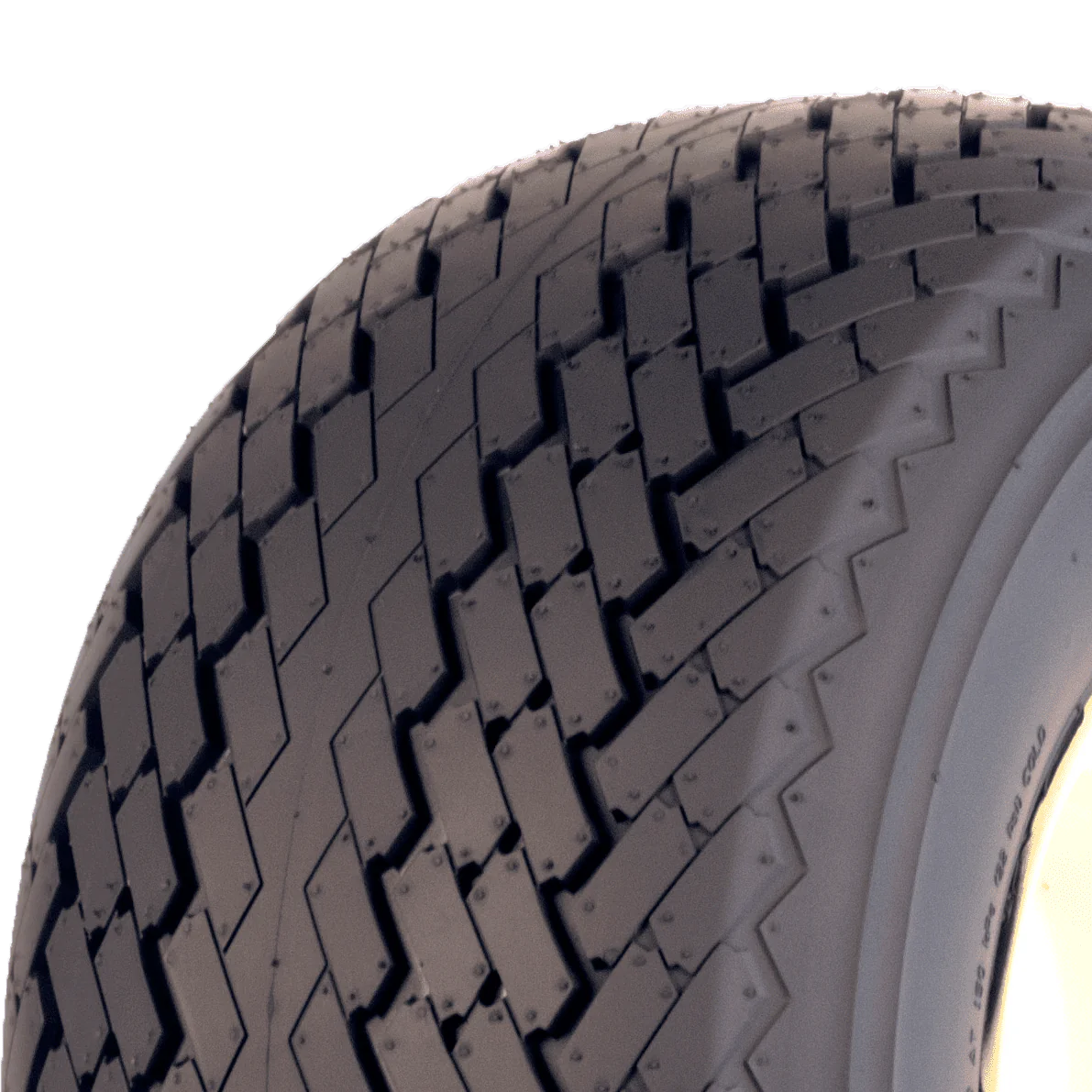 Greenball Greensaver 18X8.50-8 4 PR Golf Cart Tire and Wheel 4 lug Almond Color Wheel