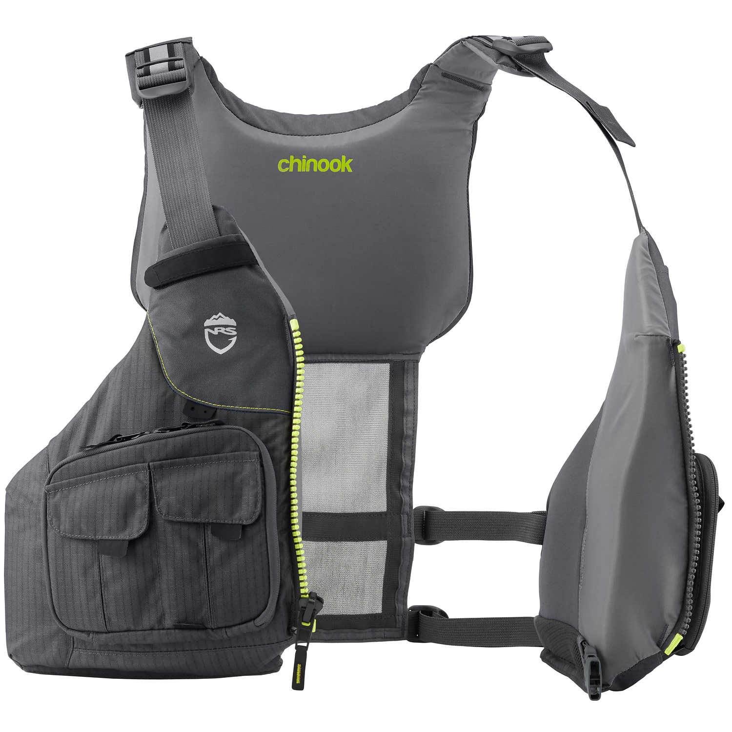 NRS - Chinook Fishing PFD Xs-M / Charcoal