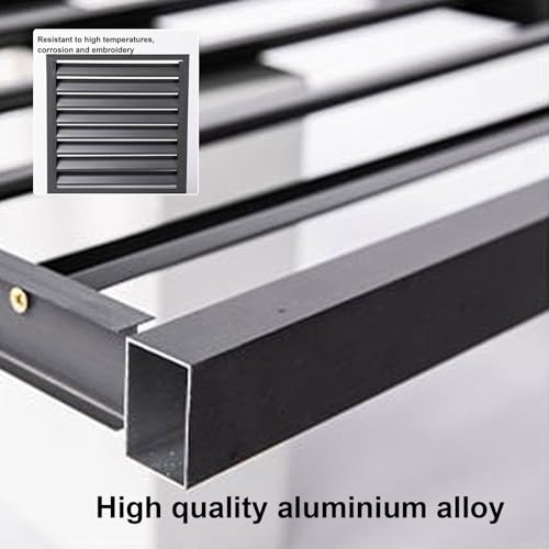 Air conditioner fence for outside units,air conditioner decorative cover,Anti-Theft Sturdy Aluminum AC Covers,Noise Reduction,fence to hide air conditioner,Applicable to air conditioner outdoor unit
