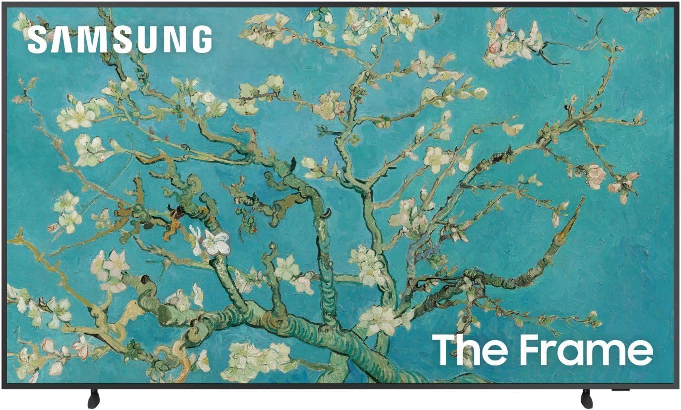 Samsung 75-Inch Class QLED The Frame Series - Quantum HDR Smart TV with Alexa Built-in (QN75LS03BAFXZA, 2022 Model) + Free White Bezel Value $199 – VGSCFA75WT