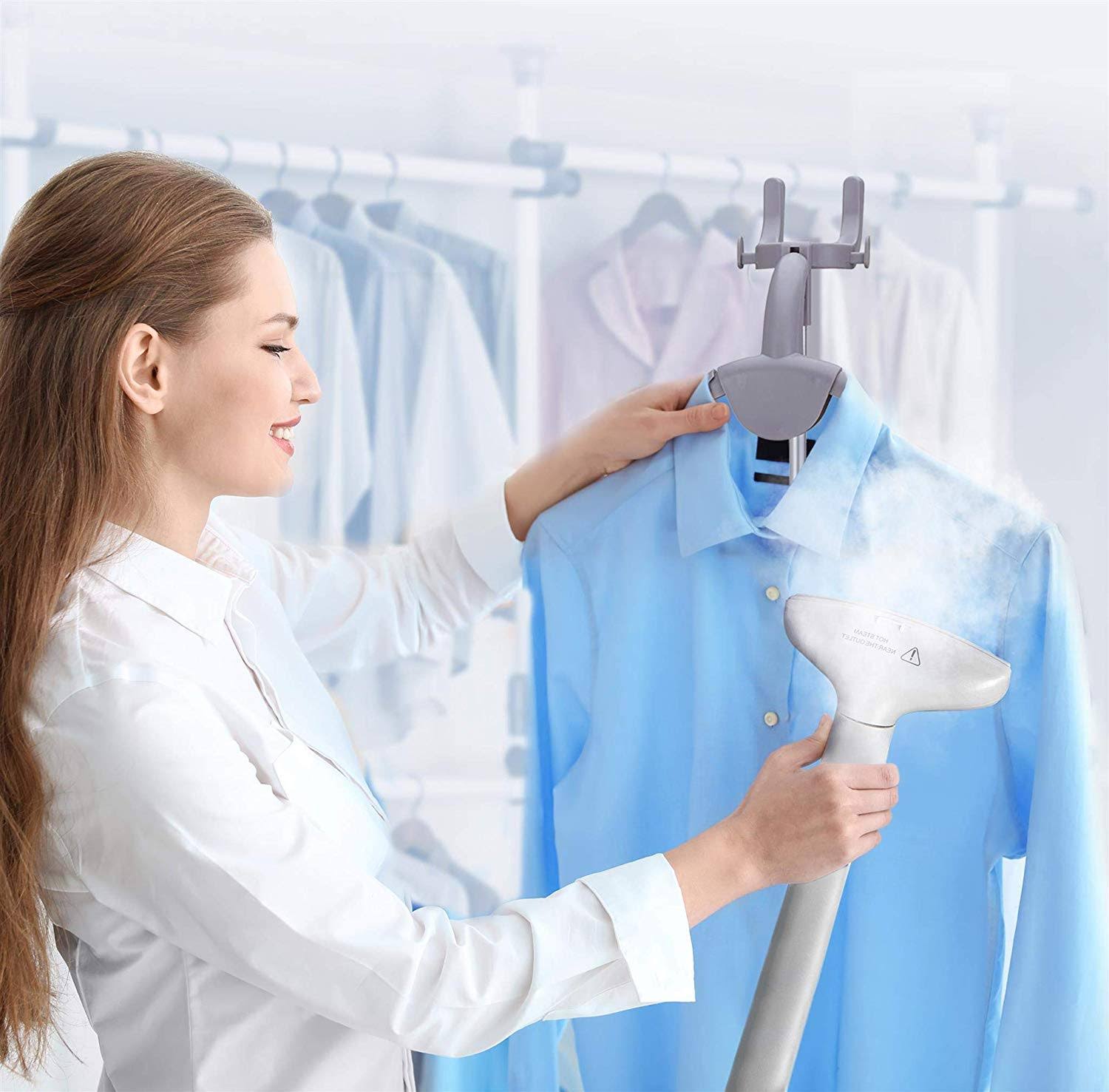 PurSteam Elite Garment Steamer Heavy Duty Powerful Fabric Steamer with Brush