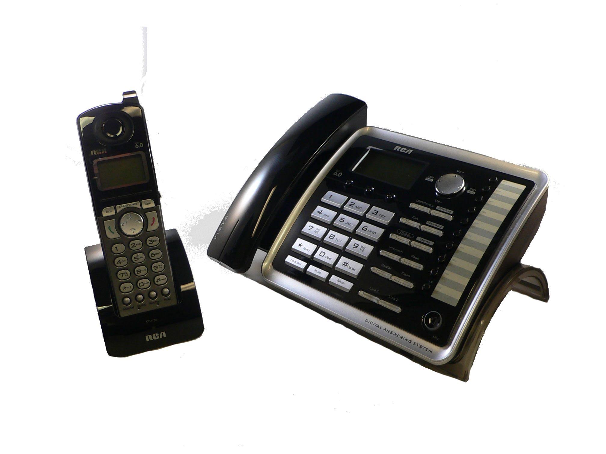 RCA 25255re2 2-Line Corded/Cordless Expandable Phone with Caller