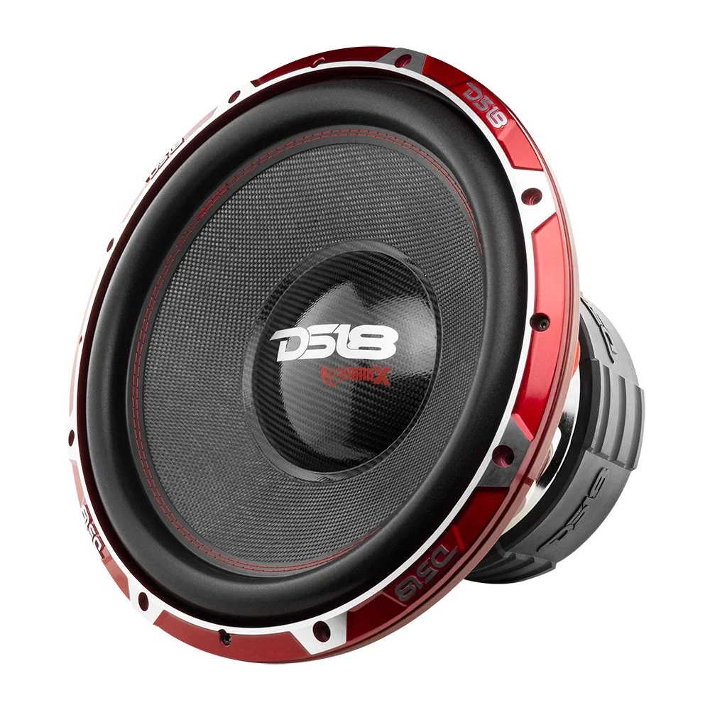 DS18 Hooligan X 15 Competition Subwoofer 6000 Watt 1 Ohm 4" DVC HOOL-X15.1DSPL