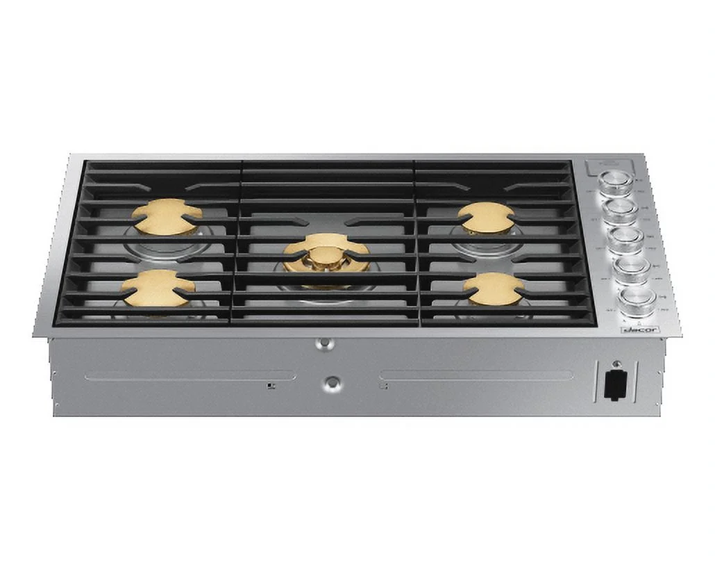 Dacor Dtg36m955f Contemporary 36" Wide Built-In Natural Gas Cooktop - Stainless Steel