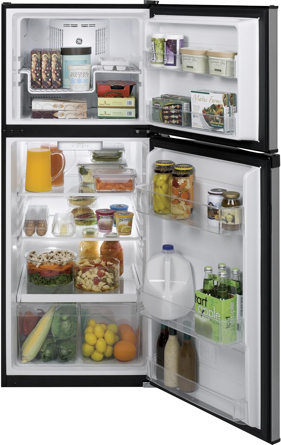 GE GPE12FSKSB Top Freezer Refrigerator