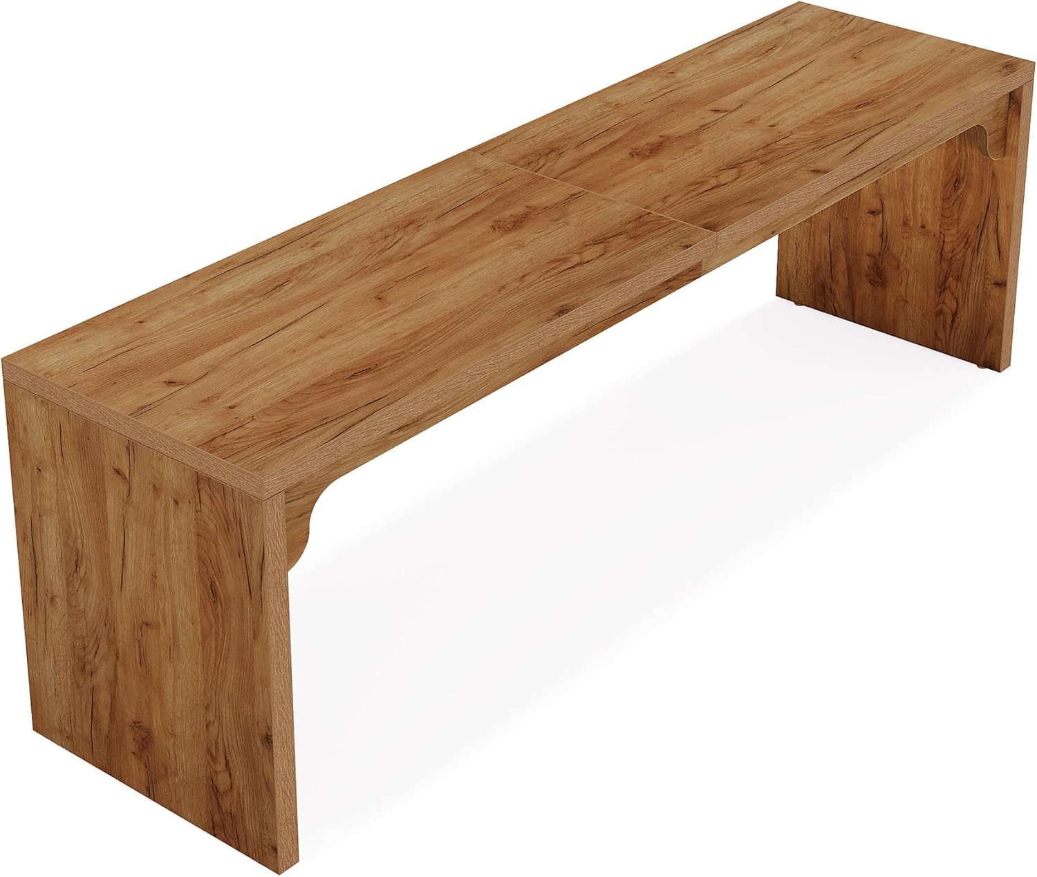 Tribesigns 78.7 Inches Long Computer Desk, Wooden Extra Long Desk Double Desk Workstation, 2 Person Desk for Home Office, Large Writing Desk for 2 People