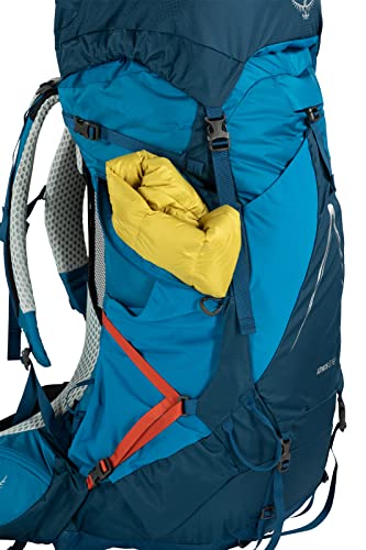 Osprey Atmos AG LT 65L Men's Backpacking Backpack, Black, L/XL
