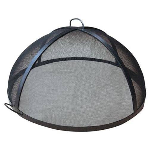 Masterflame 41x22 Welded Hi Grade Carbon Steel Lift Off Dome Fire Pit Safety Screen