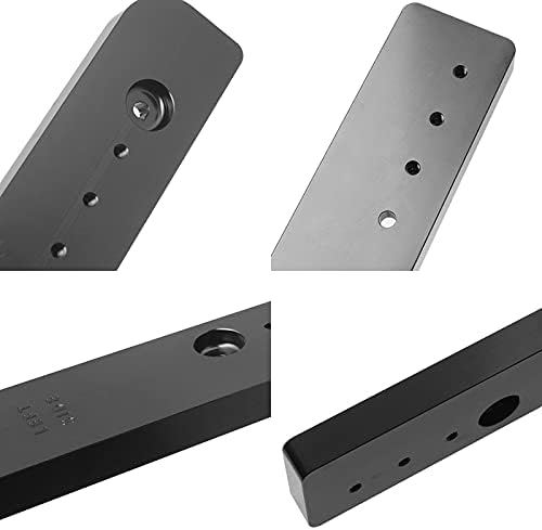 H RUO Motorcycle Tour-Pak Relocator Kit Mount Plate Rack Adjustable 1-3 Tour Pak Pack Extend Compatible with Harley Touring Electra Road Glides Road King Trikes 2014-2021