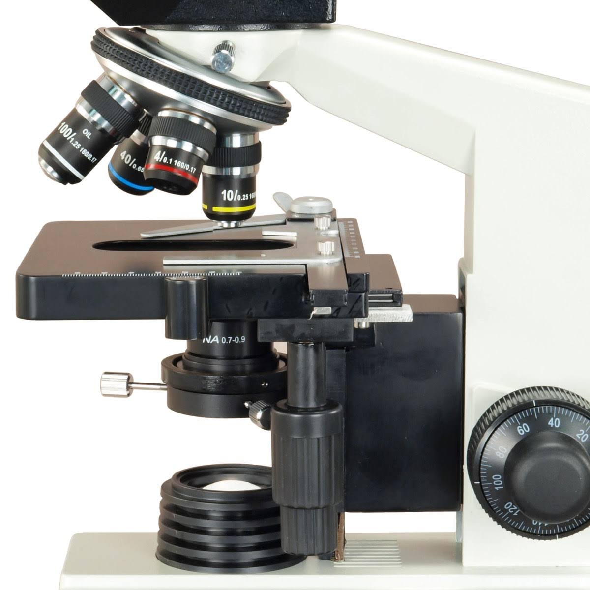 OMAX 40X-2000X Digital Darkfield Binocular Compound Microscope with Built-in 3.0MP USB Camera and Dry Darkfield Condenser
