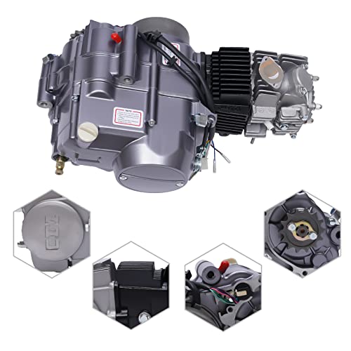 140CC Engine Motor, 4 Stroke Single-cylinder Horizontal Kick Starter Engine Motor Replacement Kits Pit Dirt Bike Engine Motor for HONDA CRF50 / CRF70 / XR50 / XR70 / Z50 / Z50R