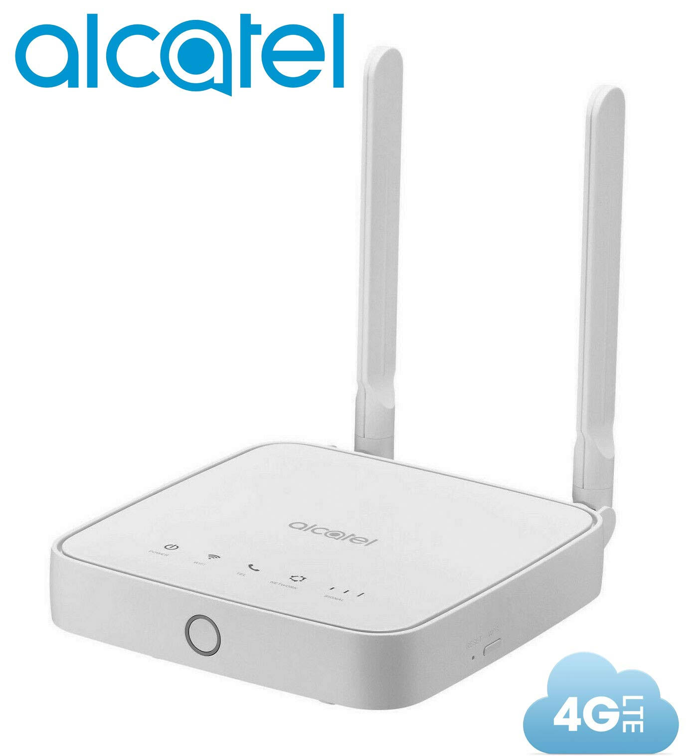 Router Alcatel Link Hub 4G LTE Unlocked Worldwide HH41NH multibam 150 Mbps WiFi 4G LTE USA Latin Caribbean Euro Asia Africa + RJ