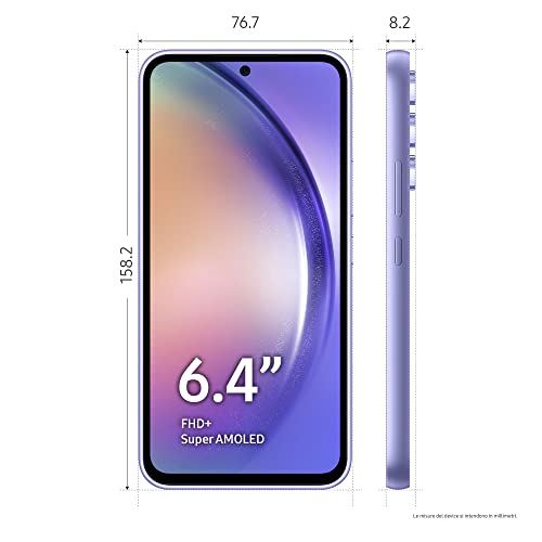SAMSUNG Galaxy A54 5G SM-A546B/DS Dual Hybrid SIM Exyonos 1380 Android Smartphone, 6.4 Inch Dynamic AMOLED Display, 5000 mAh Battery, 256GB/8 GB EU/UK Model International Version