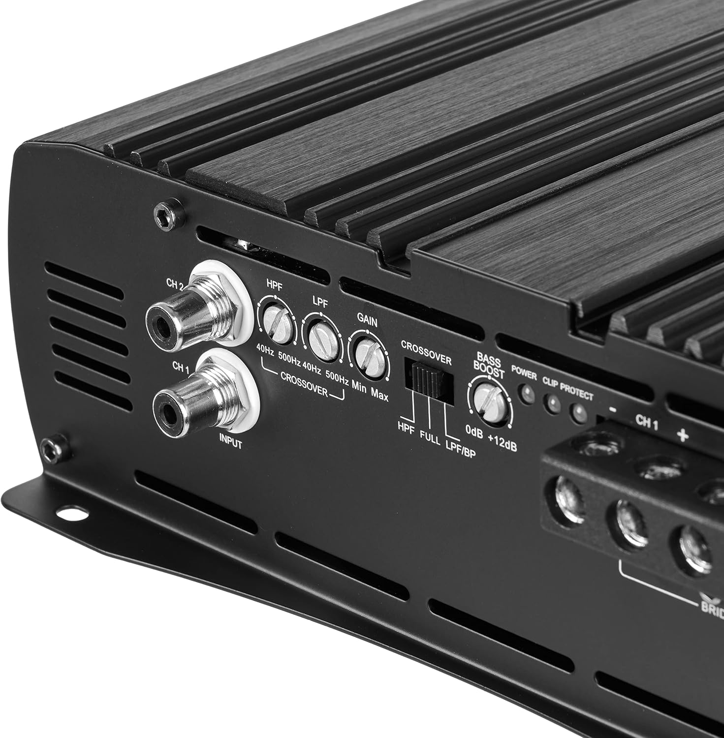NVX XAD41 1200W RMS 1-OHM Stable Full Bridge Class D High Power Competition Full Range Bridgeable 4-Channel Car Audio MOSFET Amplifier