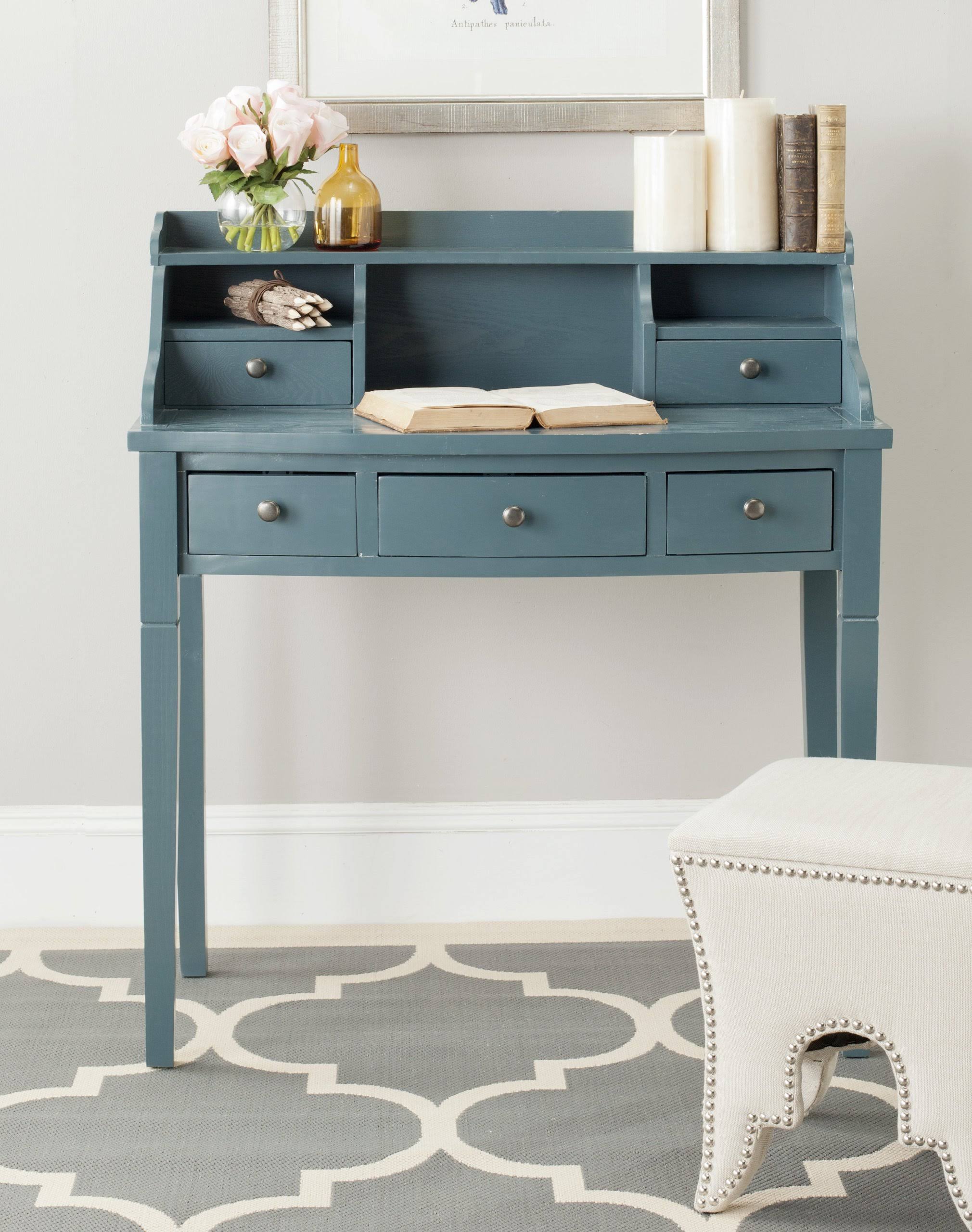 Safavieh Landon Writing Desk - Teal