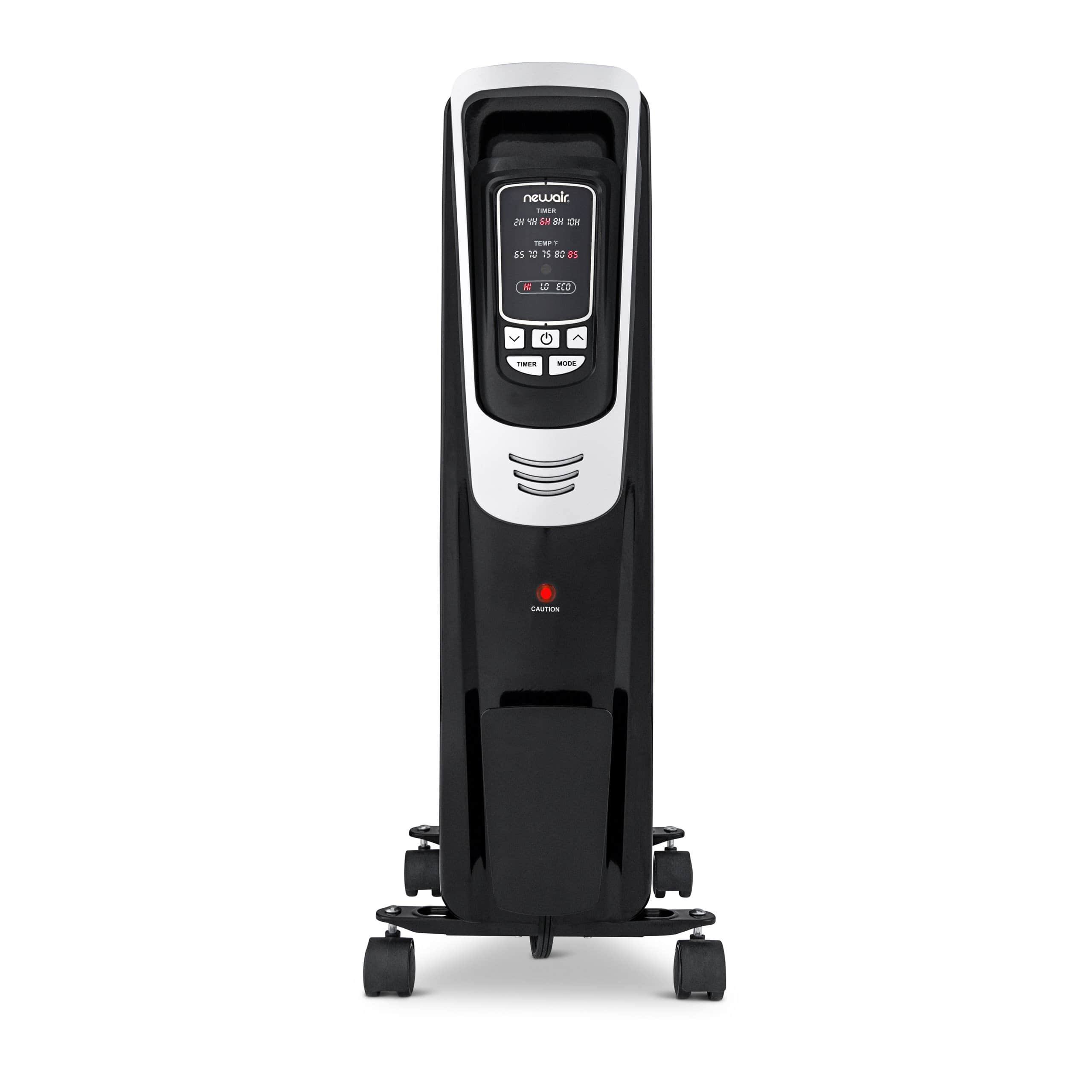 NewAir AH-450B Electric Oil-Filled Radiator Heater, Black