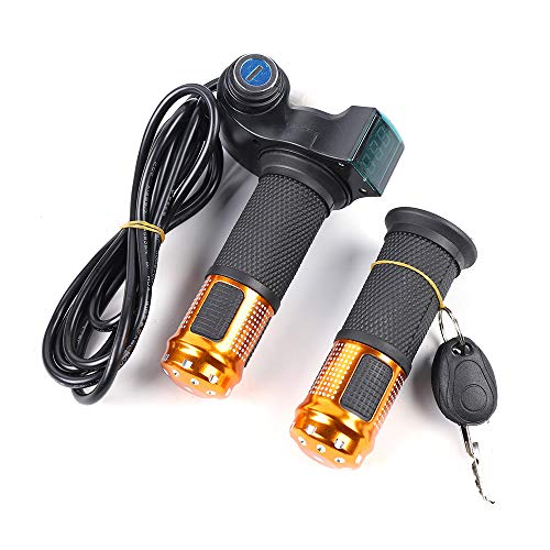 Electric Brushless Motor Kit, 48V Electric Bicycle Trike Conversion Kit with 30A Speed Controller and Throttle Grip Kit for Go Karts E-Bike Electric Throttle Motorcycle Scooter