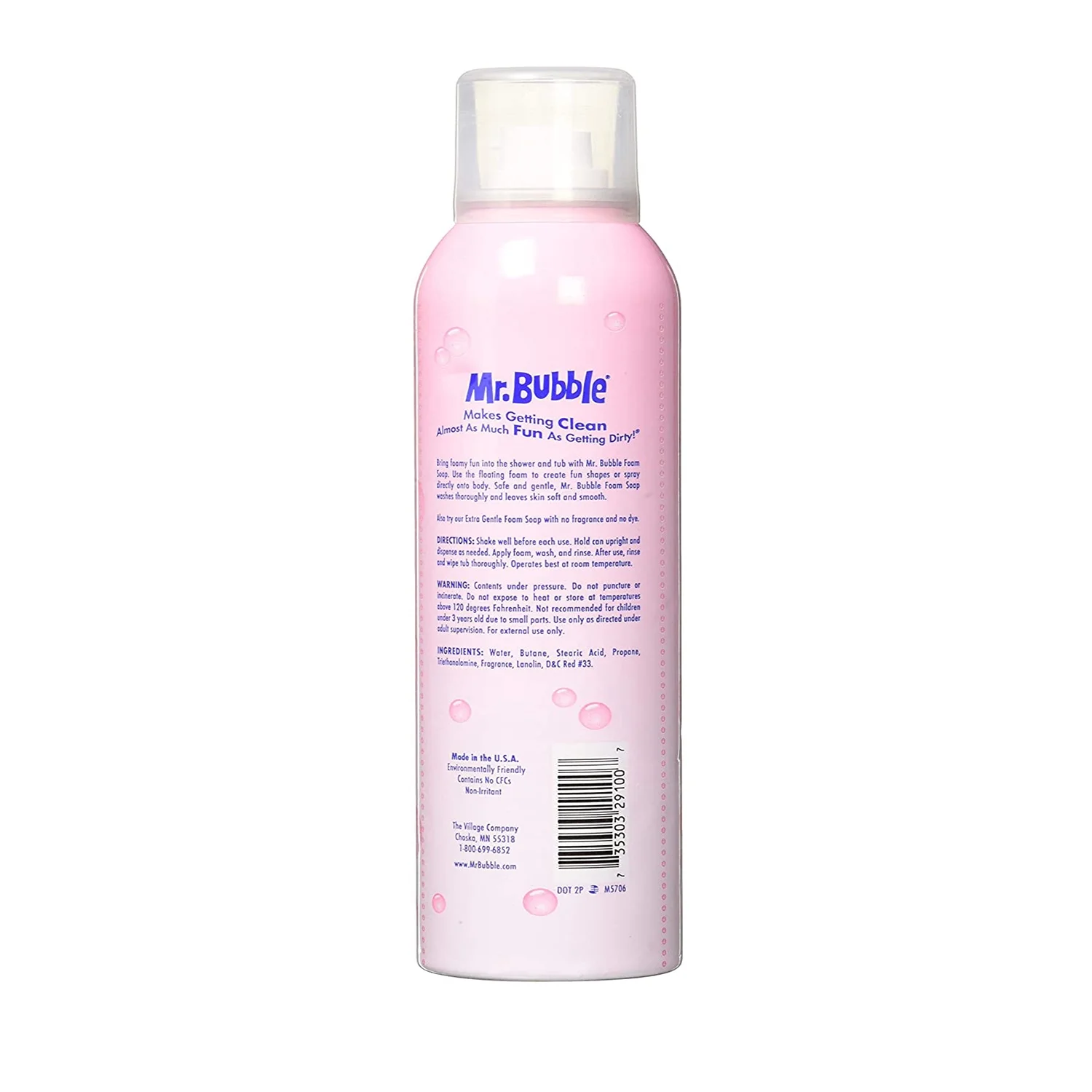 4 Pack Mr. Bubble Foam Soap, Original Bubble 8 OZ