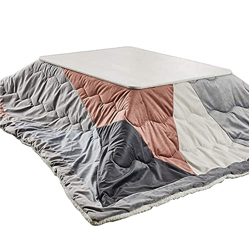 Coffee Tables Winter Indoor Heating Table Japanese-Style Home Tatami Tea Table Heating Table Set Kotatsu Heater Futon Set Sleeping Heating Table (Color : Grey, Size : 105 * 75 * 38cm)
