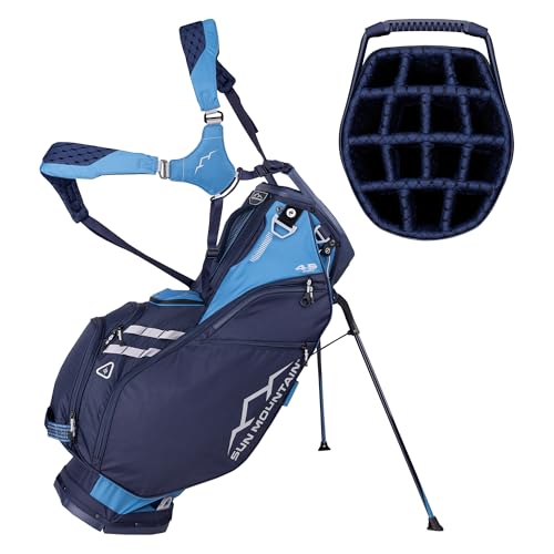 Sun Mountain 2025 4.5LS 14-Way VLO Bag - Prime Organization with Our 14 Way Golf Stand Bag - Lightweight Golf Club Bag with Full-Length Pockets and Adjustable Straps for Enhanced Carry