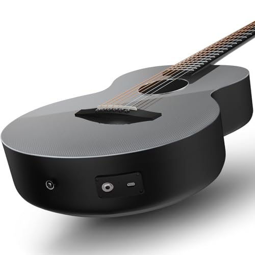 Enya X4 PRO Carbon Fiber Acoustic Electric Guitar, 41-Inch Full Size Cutaway Design, AcousticPlus Pickup System with Built-in Effects & Tuner, Includes Deluxe Hard Case, Leather Strap, Cable