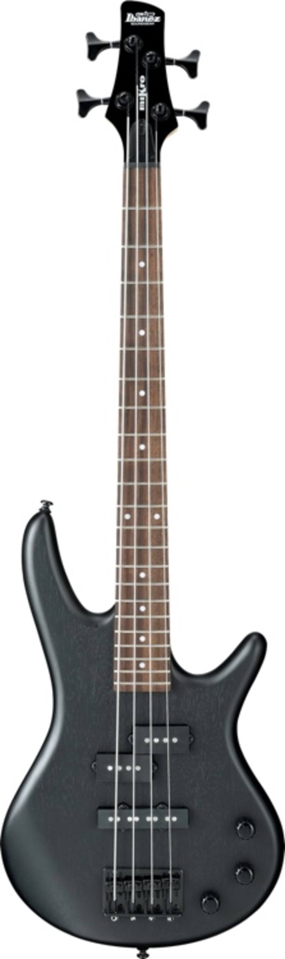 Ibanez Mikro GSRM20 BWK Bass Guitar - Weathered Black