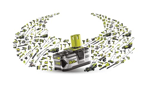 Ryobi OBL1820S ONE+ Cordless Blower, Air Speed (Zero Tool), 241 km/h, 18 V, Hyper Green and Grey