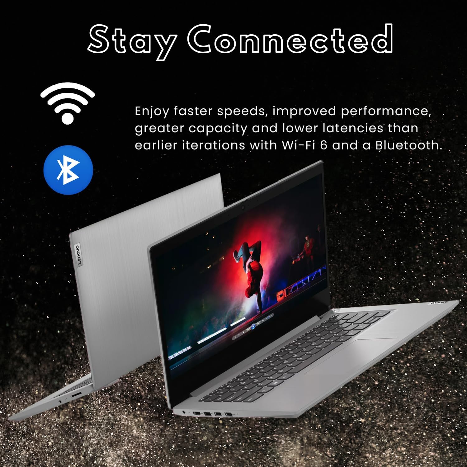 Lenovo IdeaPad 3 Laptop, 14" FHD Display, Intel Core i5-1135G7, 12GB RAM, 512GB SSD, Camera, SD Card Reader, Bluetooth, Wi-Fi 6, Windows 11 Home, Grey