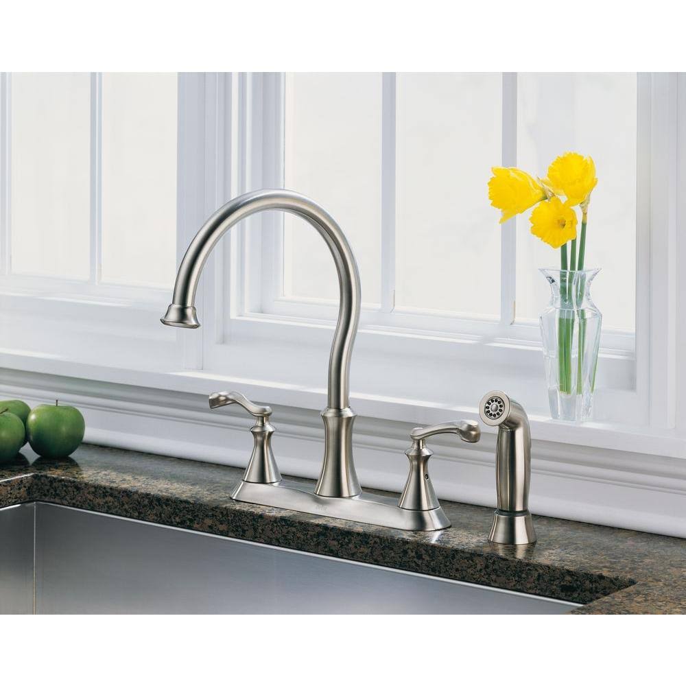 Delta 21925LF-SS Vessona 2-Handle Kitchen Faucet Stainless Steel