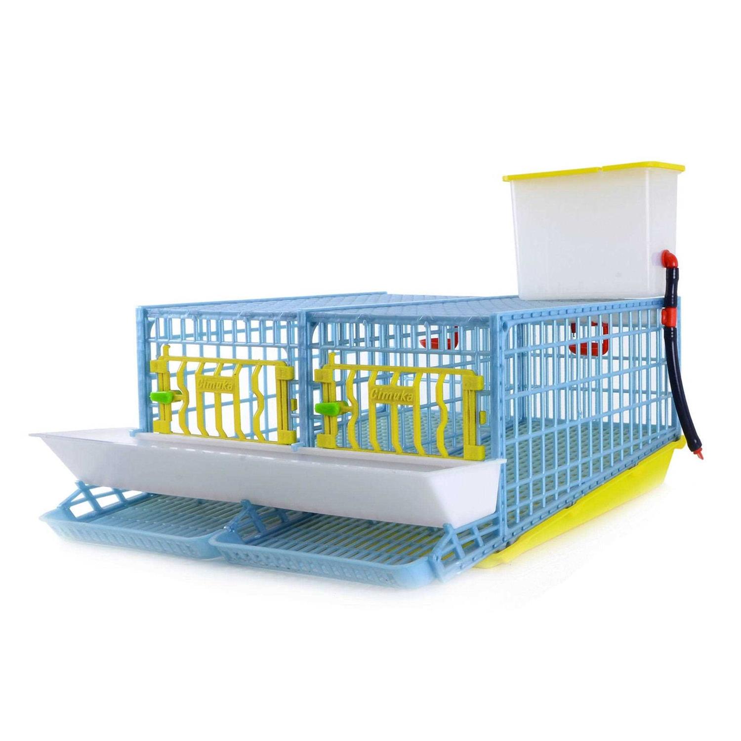 Quail Cage 2 Section Jumbo Quail Cimuka - Pet Supplies online store