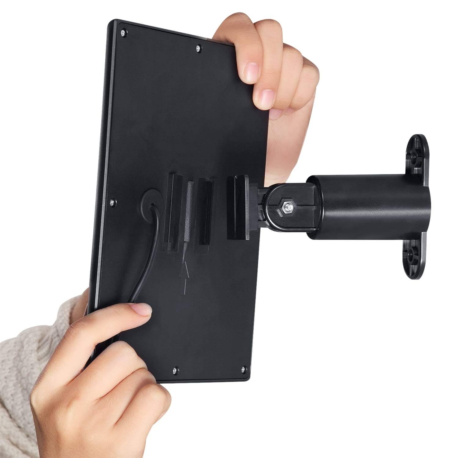 Ring Spotlight Cam Battery with Solar Panel Bundle 3-Pack Black