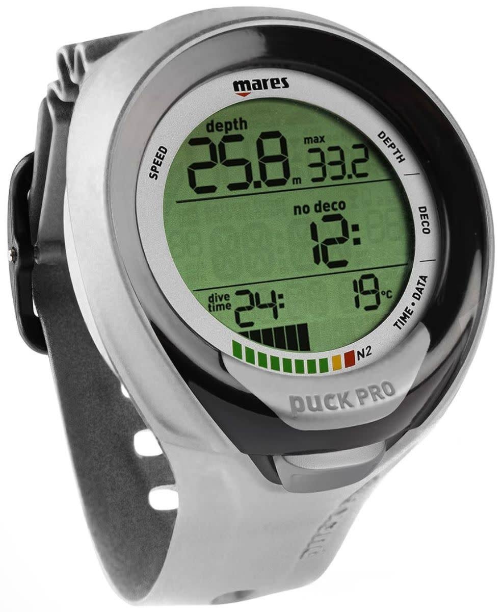 Mares Puck Pro + Computer White/Black