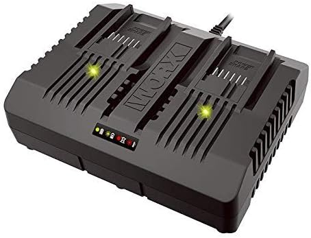 WORX WA3884 Power Share 1 Hour Dual Port Quick Charge Pack of 2