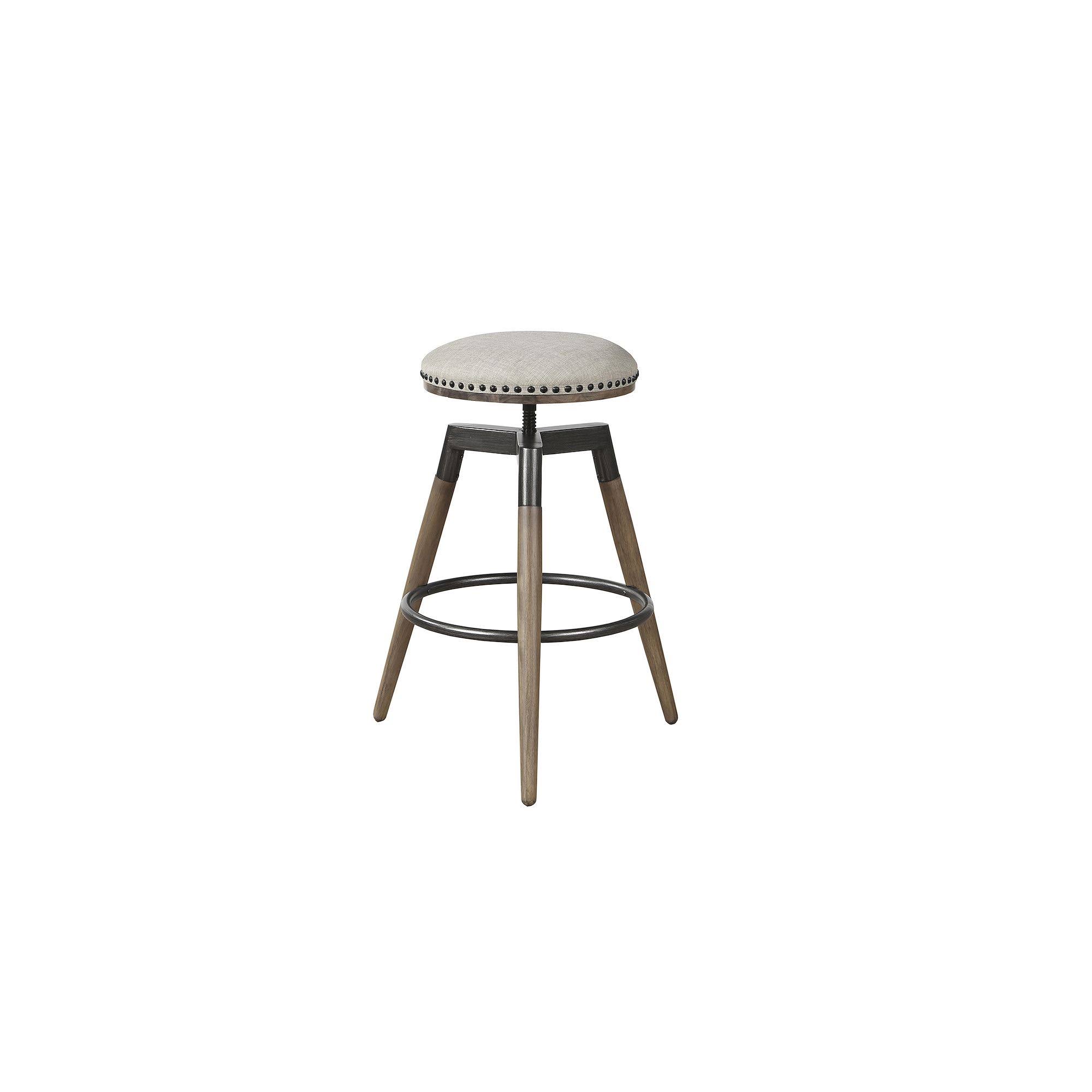 Madison Park Maggie Adjustable Stool, Grey